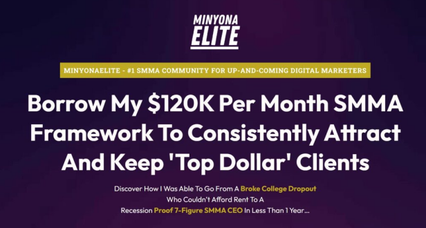 MinyonaElite – Grow A $120K/M SMMA In The Home Service Niches Download 