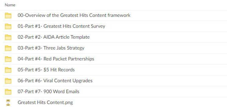Content Mavericks – The Greatest Hits Content System Proof