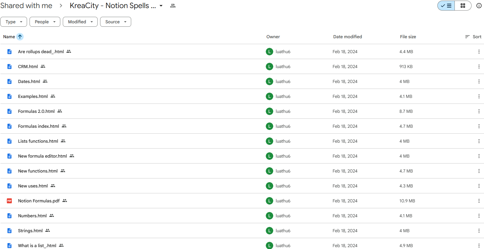 KreaCity – Notion Spells – Formulas 2.0 Proof