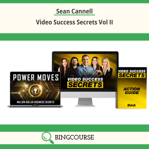 Sean Cannell – Video Success Secrets Vol II