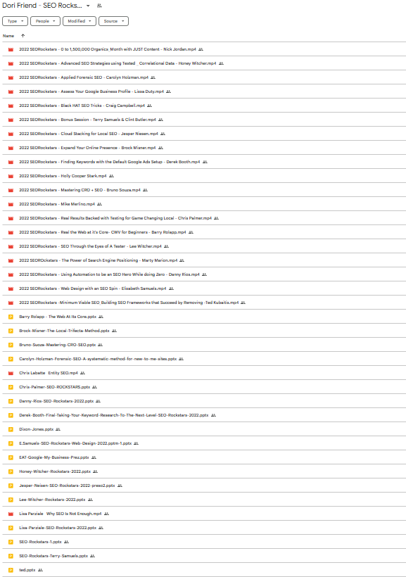 Dori Friend – SEO Rockstars Recordings 2021